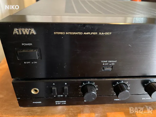 AIWA  XA-007, снимка 4 - Ресийвъри, усилватели, смесителни пултове - 50054480