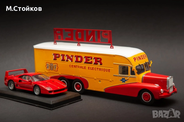 Генераторен камион Bernard 28 Pinder Circus 1951г мащаб 1/43, снимка 11 - Колекции - 52777205