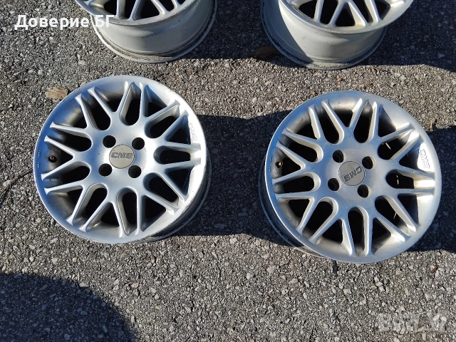 Продавам комплект 4 броя алуминиеви лети джанти марка CMS, Dacia Renault Volkswagen , снимка 2 - Гуми и джанти - 52806801