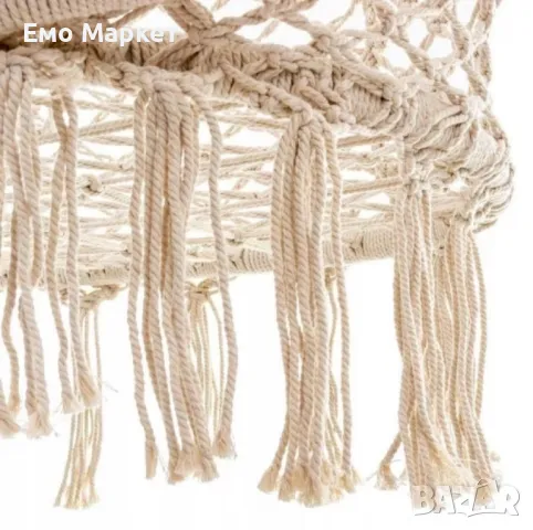 Двойна бежова градинска люлка за двама с възглавници, снимка 11 - Други стоки за дома - 49277217