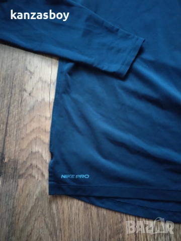 NIKE PRO LONGSLEEVE - мъжка фитнес блуза ХЛ, снимка 7 - Блузи - 52553031