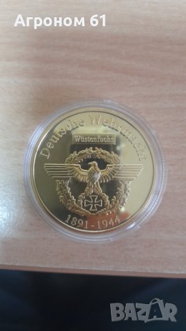 Монети - Златна нацистка монета плакет , снимка 8 - Колекции - 35500024