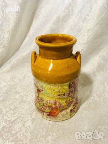 керамична ваза, снимка 5 - Вази - 43662471