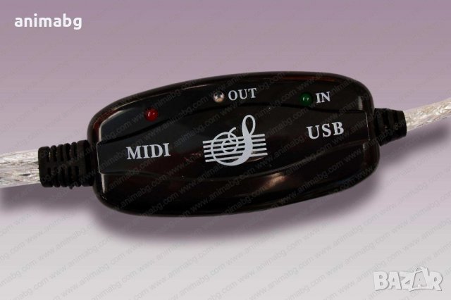 ANIMABG MIDI IN-OUT към USB преобразувател, снимка 2 - Други - 33144842