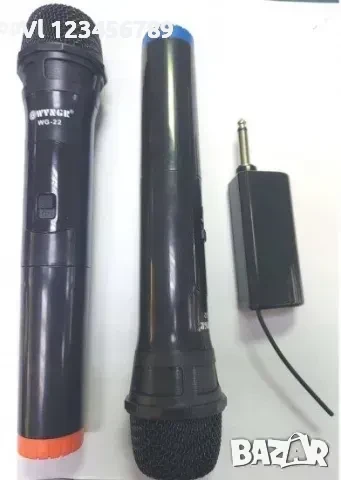 Двойка безжични микрофони WG-22, 2, предавател, приемник, снимка 4 - Микрофони - 50702671