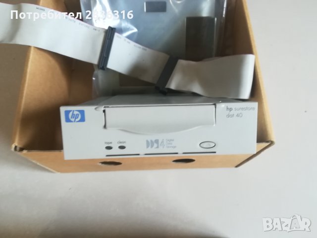 HP SCSI Архиватор + 32 DDS-4 40GB диска, снимка 2 - Външни хард дискове - 32368090