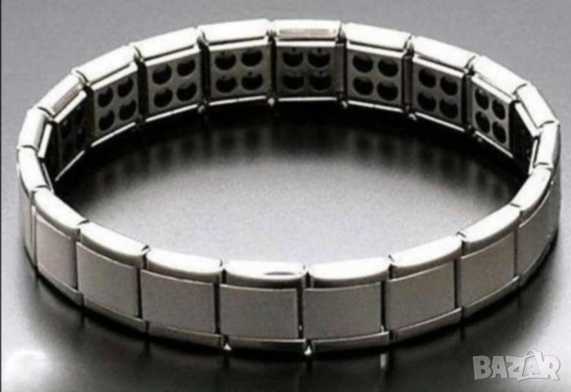 Гривна Fashion Guide МЕРКАТОР от титан с два реда германий 30 лева, снимка 2 - Гривни - 51758762