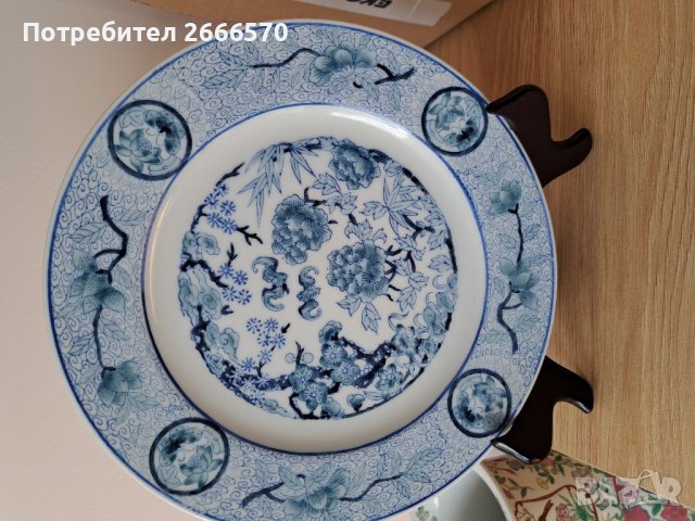 Китайска чиния китайски порцелан , снимка 1 - Антикварни и старинни предмети - 38418506