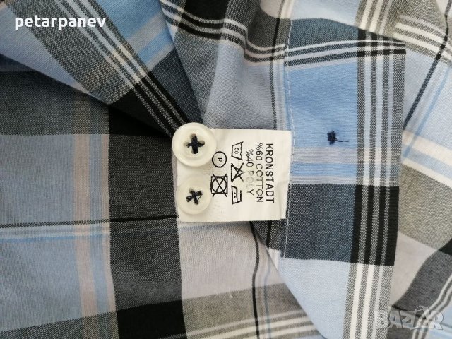 Мъжка риза Kronstadt - L размер, снимка 4 - Ризи - 36857423