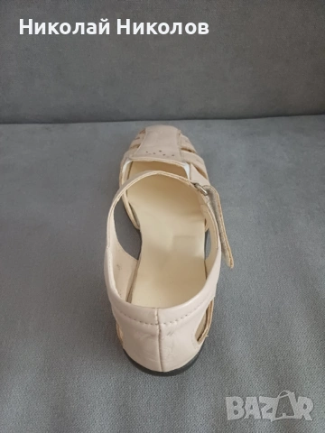 Дамски сандали, №36, цвят бежов, снимка 6 - Сандали - 53138773
