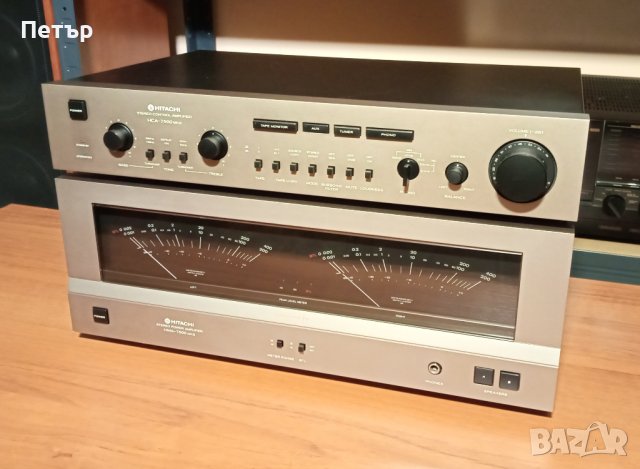 Hitachi HCA-7500 mkII + Hitachi HMA-7500 mkII, снимка 3 - Ресийвъри, усилватели, смесителни пултове - 44105338