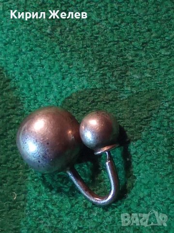 СТАРА СРЕБЪРНА ВИНТИДЖ АРТ ОБЕЦА ПИЪРСИНГ СРЕБРО 925 ПРОБА 38827, снимка 17 - Обеци - 42762977