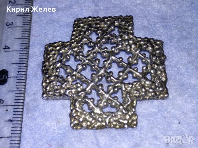 АЖУРЕН СРЕБЪРЕН ВИНТИДЖ - АРТ КРЪСТ МАРКОВО СРЕБРО 925 МАЙСТОРСКА ДИЗАЙНЕРСКА ИЗРАБОТКА 27661, снимка 11 - Колиета, медальони, синджири - 40575192