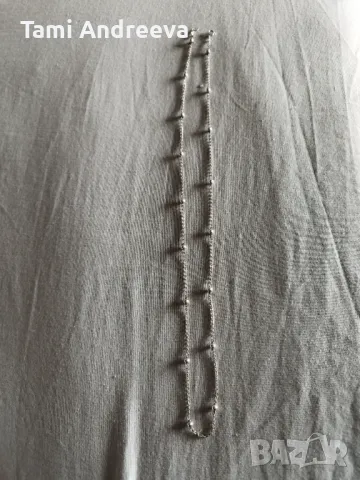 Сребърно колие , снимка 2 - Колиета, медальони, синджири - 49008890