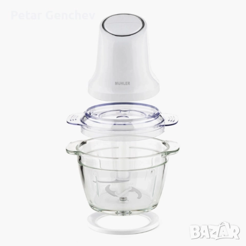 Мини чопър Muhler MCH-5088 – Мели, реже и пасира за секунди, снимка 2 - Чопъри и пасатори - 52539976