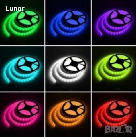 Многоцветна LED лента 5 М, снимка 2 - Лед осветление - 51085833