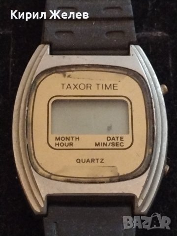 РЯДЪК КОЛЕКЦИОНЕРСКИ МОДЕЛ ЕЛЕКТРОНЕН ЧАСОВНИК TAXOR TIME MADE IN HONG KONG 33309