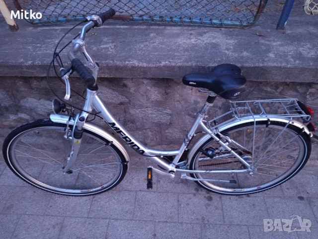 28 цола алуминиев велосипед с 7 скорости усилени капли амортисьори предни като нов , снимка 8 - Велосипеди - 50739714