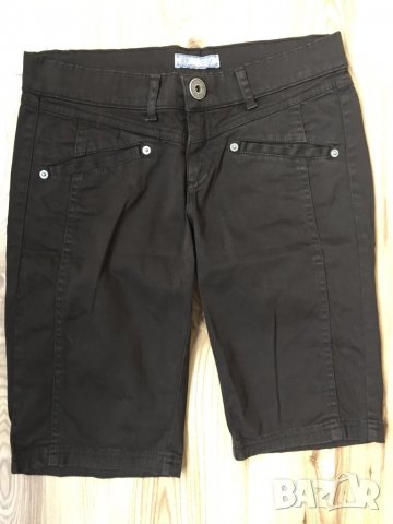 Дамски бермуди ZARA, size38, 97%памук 3% еластан, кафяви, много запазени, като нови, снимка 7 - Къси панталони и бермуди - 29018448