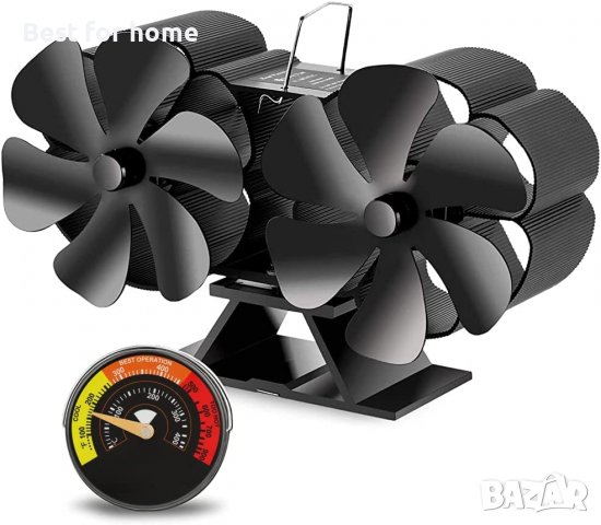 Двоен вентилатор за печка 12 лопатки + механичен термометър в Отоплителни  печки в гр. Пловдив - ID39223324 — Bazar.bg