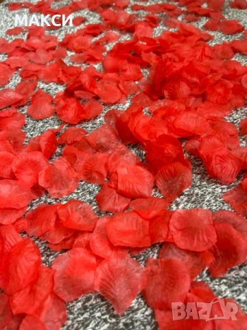 Изкуствени листенца от рози, идеални за украса и декорация за сватба, годеж, Свети Валентин, снимка 2 - Декорация за дома - 44071524