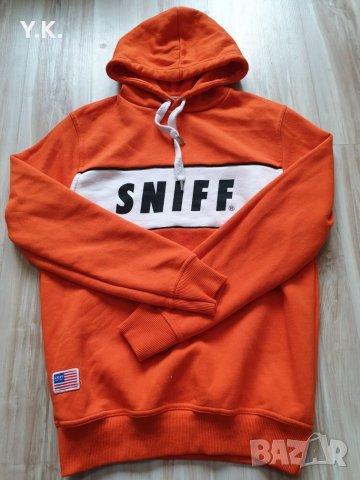 Оригинален мъжки суичър Sniff, снимка 2 - Суичъри - 27127695