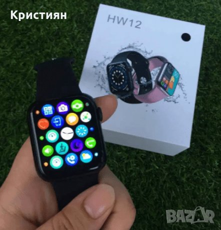 Смарт часовник HW12, Спортна фитнес гривна, Apple 6 Smart iWatch, снимка 9 - Смарт часовници - 33686699