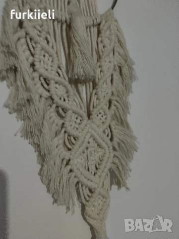 ръчно изработено макраме, снимка 2 - Декорация за дома - 52021160