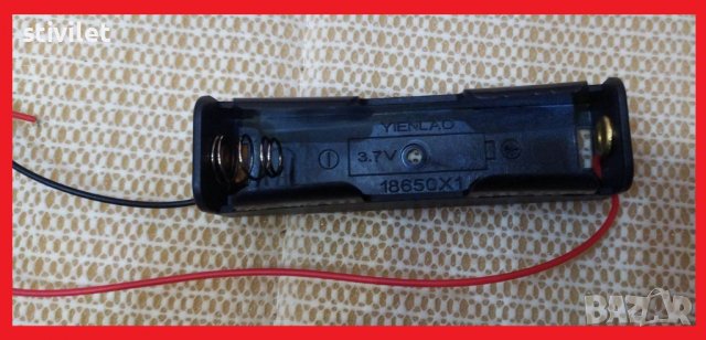 Кутия за  батерии  1 х 18650   3.7V Ново.