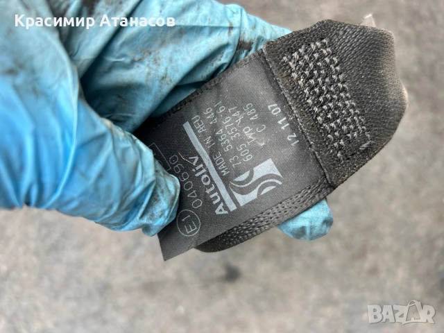 607707100C. Предпазен колан заден десен  за Фиат Гранде пунто.735364446, снимка 3 - Части - 52150144