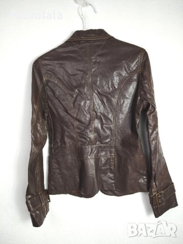 Tommy Hilfiger leather jacket S, снимка 3 - Сака - 44051845