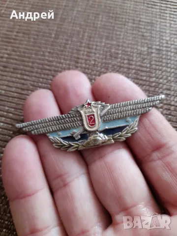 Военен нагръден знак БНА, снимка 2 - Колекции - 47667453