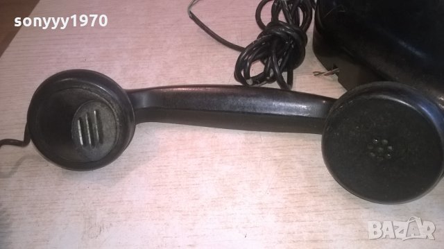 бакелитов стар телефон-антика, снимка 10 - Колекции - 28121063