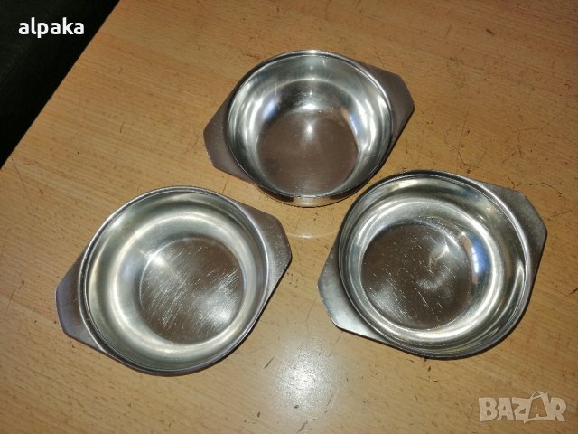 Продавам купичка дълбока, с плътна дръжка, алпака, Хром Силистра #113 , снимка 4 - Прибори за хранене, готвене и сервиране - 37371930