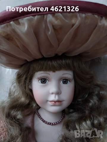 Колекционерска порцеланова кукла Стефани лимитирана серия, като нова, снимка 10 - Декорация за дома - 52044315