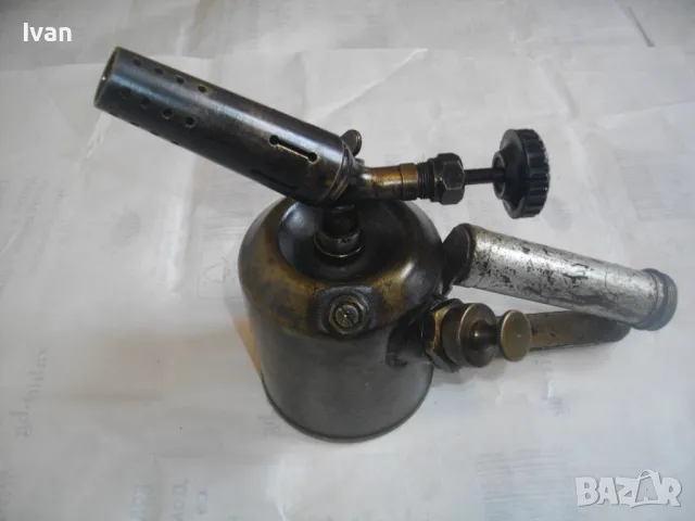 МИНИ БЕНЗИНОВА ГОРЕЛКА ТИП ЛАМПА LAHNEL СТАРО КАЧЕСТВО ФРЕНСКА ОТЛИЧНА , снимка 2 - Други инструменти - 48234378