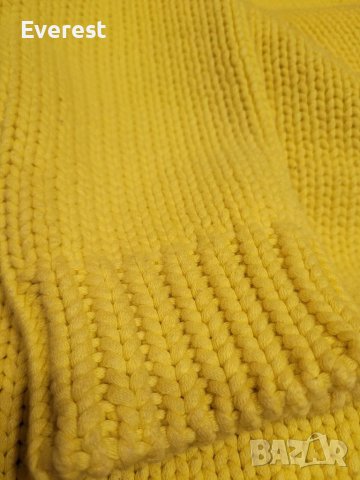 Страхотен ЖЪЛТ пуловер,едра плетка- XL/ XXL, снимка 10 - Блузи с дълъг ръкав и пуловери - 39231836