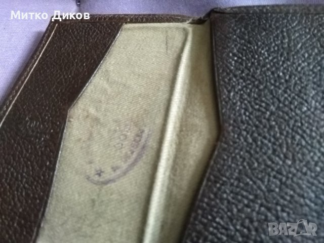 Калъвче за членска книжка естествена кожа ново от соца неизползвано БКП- 113х82мм, снимка 8 - Антикварни и старинни предмети - 39930517