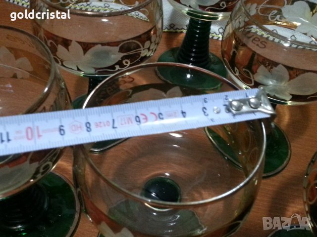 Френски кристални чаши , снимка 5 - Антикварни и старинни предмети - 43342818