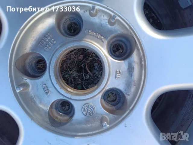 Джанти 16" 5x112 +Зимни гуми Vw , снимка 12 - Гуми и джанти - 47738311