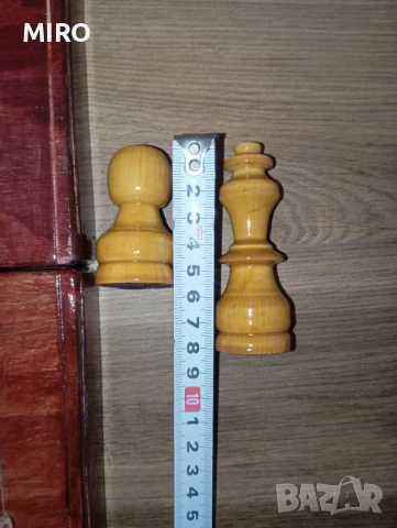 Голям Дървен шах 44 х 44 см. и табла, снимка 7 - Други спортове - 50580622