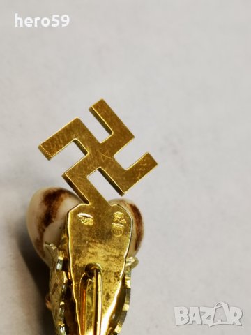 RRR Златен награден знак/Германия 1933-38 година/брошка,пръстен, снимка 2 - Антикварни и старинни предмети - 26652387