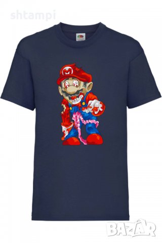 Детска тениска Mario Zombie 6,Игра,Изненада,Подарък,Празник,Повод