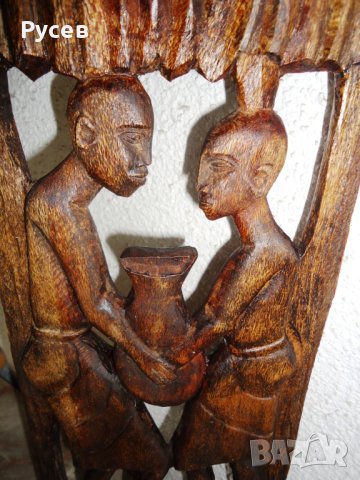 Африканска дърворезба, снимка 5 - Декорация за дома - 43093850
