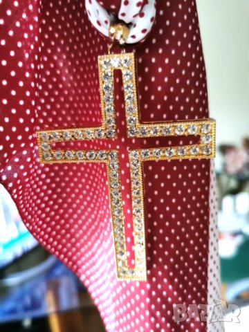 Два кръста на обща  цена 50 лева размер на всеки е 13/ 9см, снимка 7 - Колиета, медальони, синджири - 35303073