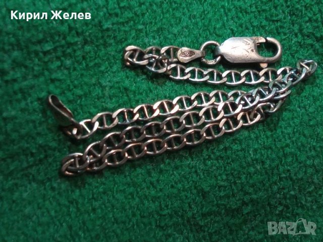 СТАРА СРЕБЪРНА ГРИВНА СРЕБРО 925 РЯДКА РЕТРО ВИНТИДЖ ПЛЕТКА ГЕРМАНИЯ МАЙСТОРСКО БИЖУ 24930, снимка 13 - Гривни - 34634773