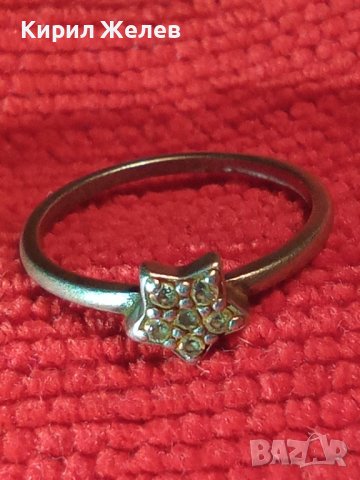 ФИН ЗВЕЗДОВИДЕН СКЪПОЦЕНЕН СРЕБЪРЕН ПРЪСТЕН СРЕБРО 925 с ФАСЕТИРАНИ ЦИРКОНИ РЪЧНА ИЗРАБОТКА 40076