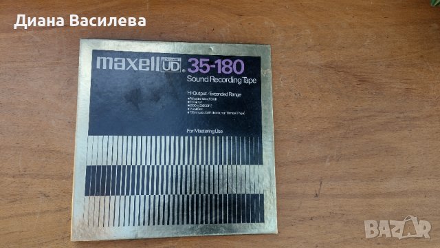 Maxell 35-180B алуминиева ролка за магнетофон, снимка 3 - Декове - 40605604