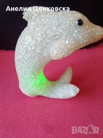 Декоративна лампа делфин, снимка 6 - Морски сувенири - 27927952