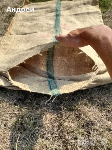 Стар конопен чувал #3, снимка 6 - Други ценни предмети - 47634603